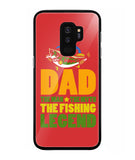 Mens Dad The Man The Myth The Fishing Legend - Samsung Galaxy S9 Plus