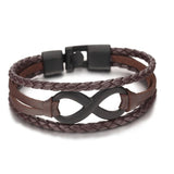 Infinite Leather Bracelet