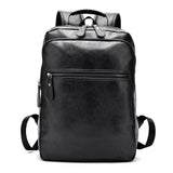 Retro Leather USB Backpack