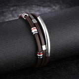 Helix Leather Bracelet