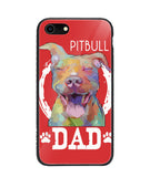 Pitbul Dad I Love My Dog - iPhone 8