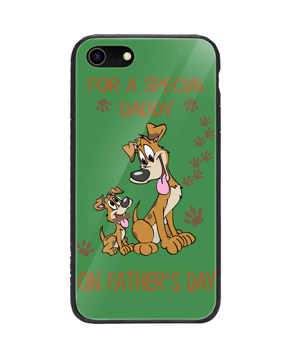 For A Special Daddy On Fathers Day I Love Dog - iPhone 8