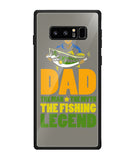 Mens Dad The Man The Myth The Fishing Legend - Samsung Galaxy Note8