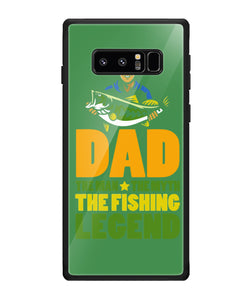 Mens Dad The Man The Myth The Fishing Legend - Samsung Galaxy Note8