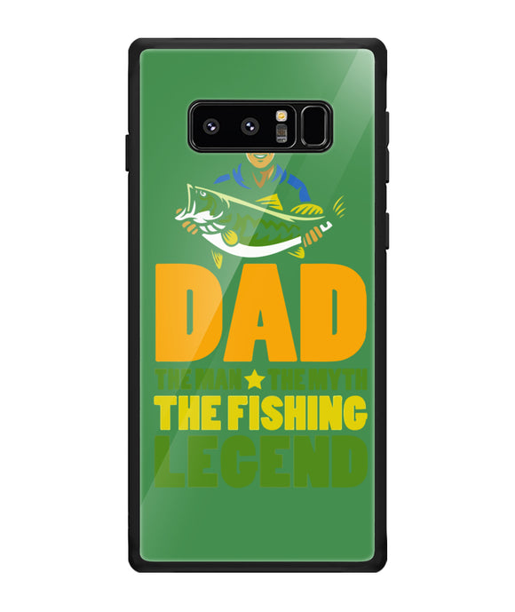 Mens Dad The Man The Myth The Fishing Legend - Samsung Galaxy Note8