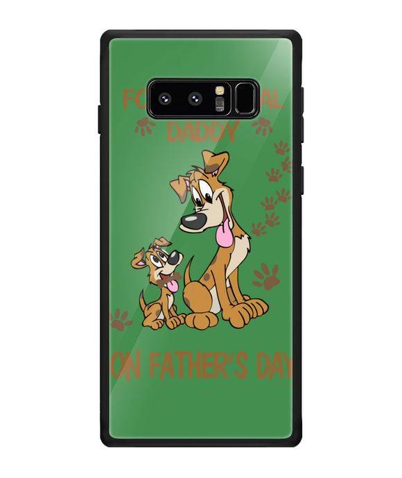 For A Special Daddy On Fathers Day I Love Dog - Samsung Galaxy Note8