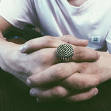Triangle Stamp Ring