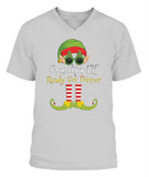 Grandpa Elf Ready For Dinner - V-Neck - Unisex
