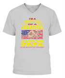 Im Proud Son Of Freaking Awesome Papa - V-Neck - Unisex