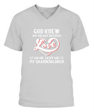 God Knew My Heart Needed Love - V-Neck - Unisex