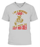 I Am A Motocross Dad - V-Neck - Unisex