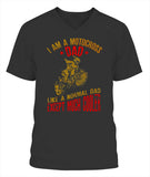 I Am A Motocross Dad - V-Neck - Unisex