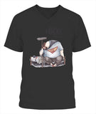 Hero Is My Dad - V-Neck - Unisex