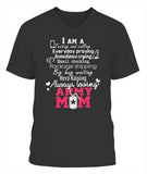 Loving Army Mom - V-Neck - Unisex
