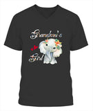 Grandma Is Love Girl - V-Neck - Unisex