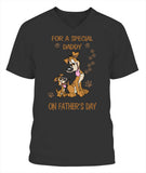 For A Special Daddy On Fathers Day I Love Dog - V-Neck - Unisex