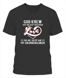 God Knew My Heart Needed Love - V-Neck - Unisex