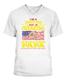 Im Proud Son Of Freaking Awesome Papa - V-Neck - Unisex