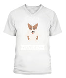 Corgi Daddy I Love My Dog - V-Neck - Unisex