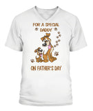 For A Special Daddy On Fathers Day I Love Dog - V-Neck - Unisex