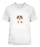 Foxhound Daddy I Love My Dog - V-Neck - Unisex