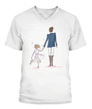 Mom and Daughter - V-Neck - Unisex