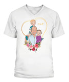 SonDaughter and Dad - V-Neck - Unisex