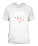 God Knew My Heart Needed Love - V-Neck - Unisex