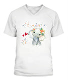 I Love My Papa Father Day - V-Neck - Unisex