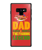 Mens Dad The Man The Myth The Fishing Legend - Samsung Galaxy Note9
