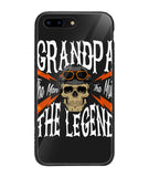Mens Grandpa The Man The Myth The Legend - iPhone 8 Plus