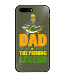 Mens Dad The Man The Myth The Fishing Legend - iPhone 8 Plus
