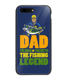 Mens Dad The Man The Myth The Fishing Legend - iPhone 8 Plus