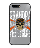 Mens Grandpa The Man The Myth The Legend - iPhone 8 Plus