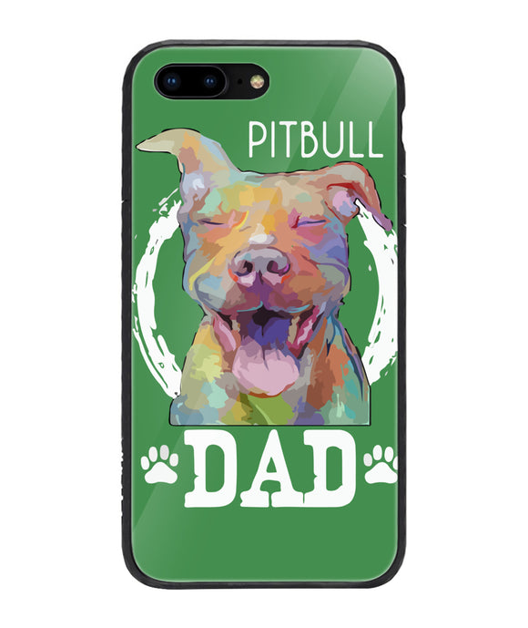 Pitbul Dad I Love My Dog - iPhone 8 Plus