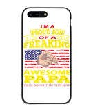 Im Proud Son Of Freaking Awesome Papa - iPhone 8 Plus