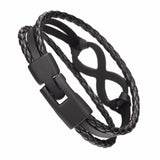 Infinite Leather Bracelet