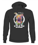 Pitbul Dad I Love My Dog - Unisex Hoodies