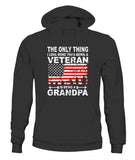 Veteran Is Being A Grandpa - Unisex Hoodies