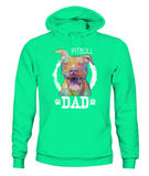 Pitbul Dad I Love My Dog - Unisex Hoodies