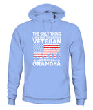 Veteran Is Being A Grandpa - Unisex Hoodies