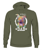 Pitbul Dad I Love My Dog - Unisex Hoodies