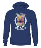 Pitbul Dad I Love My Dog - Unisex Hoodies