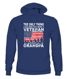 Veteran Is Being A Grandpa - Unisex Hoodies