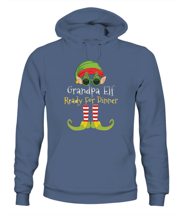 Grandpa Elf Ready For Dinner - Unisex Hoodies