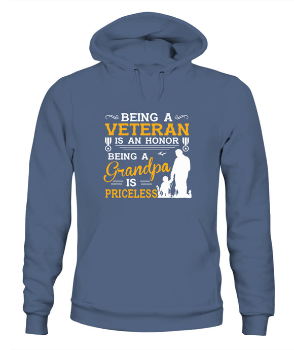 Grandpa And Veteran - Unisex Hoodies