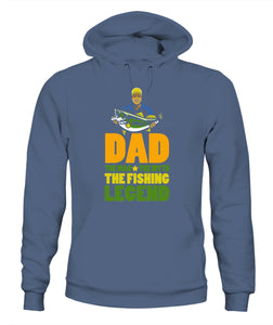 Mens Dad The Man The Myth The Fishing Legend - Unisex Hoodies
