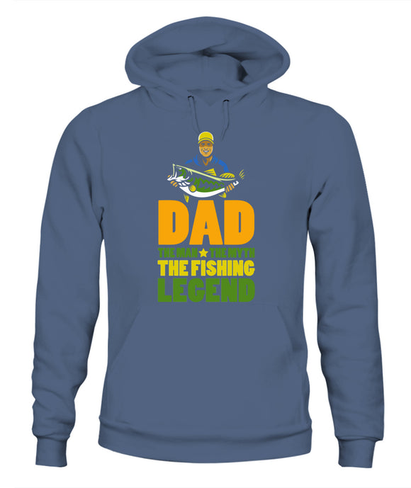 Mens Dad The Man The Myth The Fishing Legend - Unisex Hoodies