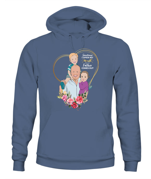 SonDaughter and Dad - Unisex Hoodies
