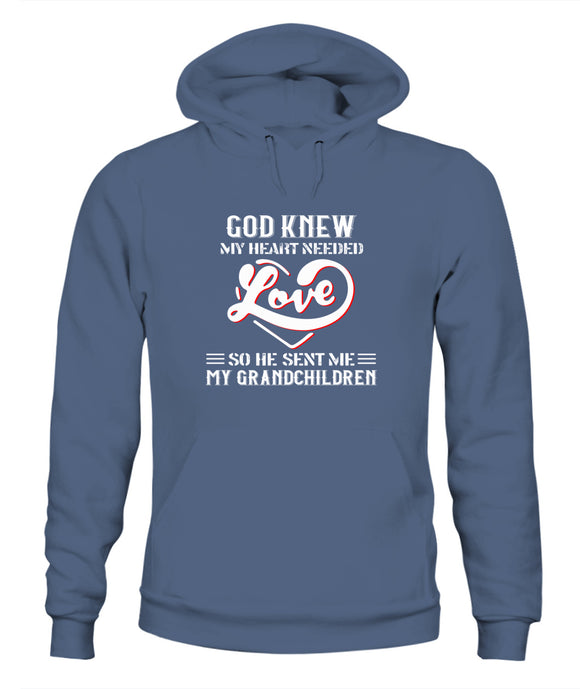 God Knew My Heart Needed Love - Unisex Hoodies
